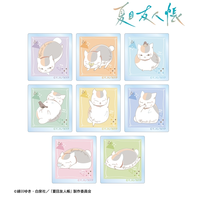 夏目友人帳 トレーディング ニャンコ先生 lette-graph 第2弾 アクリルステッカー(単位/単品) 画像 2 | AniSmile