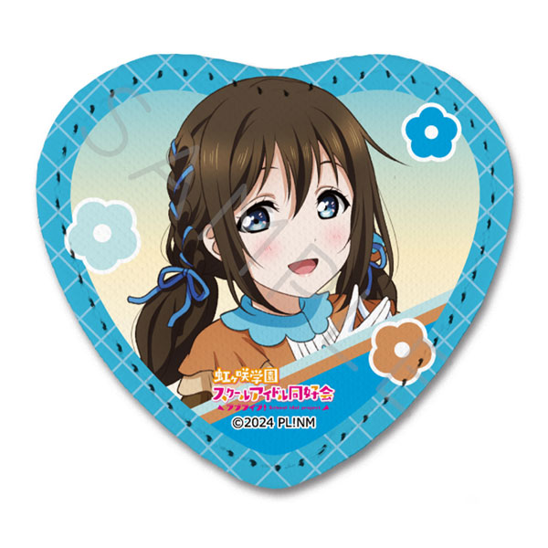 『ラブライブ!虹ヶ咲学園スクールアイドル同好会』 レザーバッジ(ハート型) C(桜坂 しずく) - 公式商品画像 | AniSmile