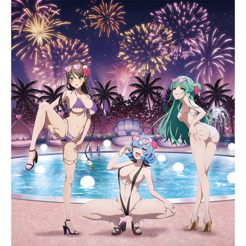 ぬきたし THE ANIMATION 描き下ろし複製原画(ナイトプール) 画像 2 | AniSmile