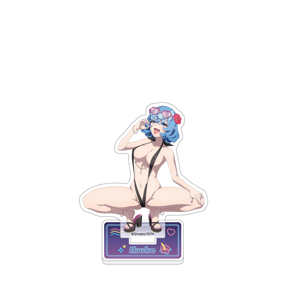 ぬきたし THE ANIMATION 描き下ろしアクリルスタンド(女部田郁子/ナイトプール) 画像 2 | AniSmile