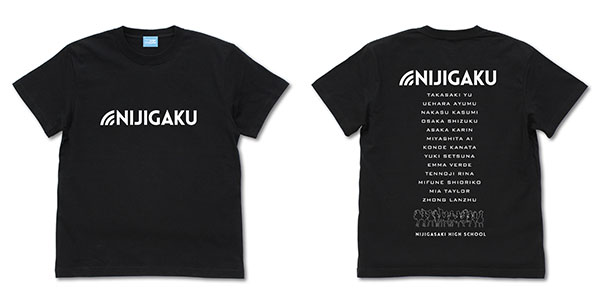 虹ヶ咲学園スクールアイドル同好会 Tシャツ/BLACK-L - 公式商品画像 | AniSmile