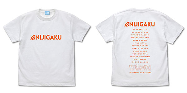 虹ヶ咲学園スクールアイドル同好会 Tシャツ/WHITE-S - 公式商品画像 | AniSmile