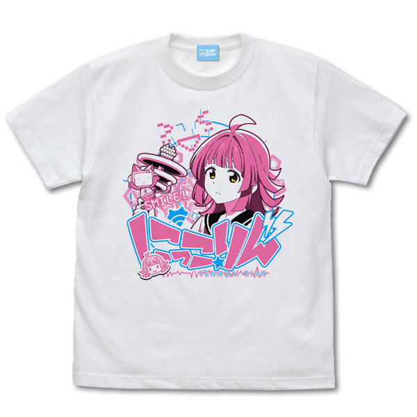 ラブライブ!虹ヶ咲学園スクールアイドル同好会 天王寺 璃奈 エモーショナルTシャツ/WHITE-S - 公式商品画像 | AniSmile