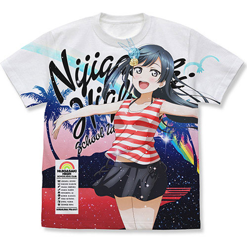 ラブライブ!虹ヶ咲学園スクールアイドル同好会 優木せつ菜 フルグラフィックTシャツ 水着Ver./WHITE-M - 公式商品画像 | AniSmile
