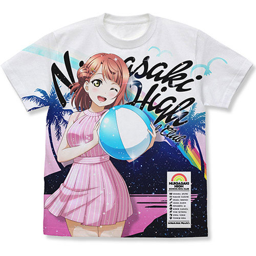 ラブライブ!虹ヶ咲学園スクールアイドル同好会 上原歩夢 フルグラフィックTシャツ 水着Ver./WHITE-S - 公式商品画像 | AniSmile