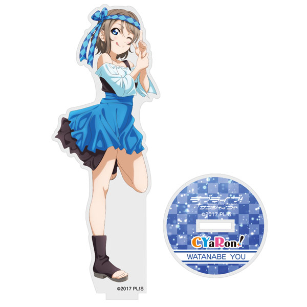 ラブライブ!サンシャイン!! 渡辺 曜 アクリルスタンド CYaRon! Ver. - AniSmile
