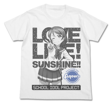 ラブライブ!サンシャイン!! 渡辺曜Tシャツ/WHITE-L - 公式商品画像 | AniSmile