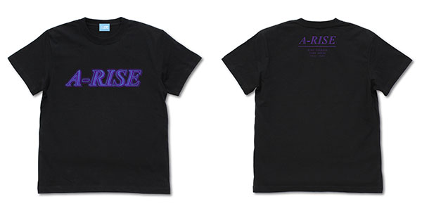 ラブライブ! A-RISE ネオンサインロゴ Tシャツ/BLACK-XL - 公式商品画像 | AniSmile