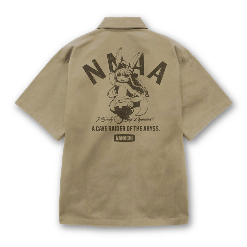 メイドインアビス 烈日の黄金郷 ナナチ ワークシャツ/SAND KHAKI-XL 画像 3 | AniSmile