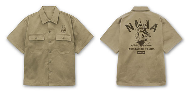 メイドインアビス 烈日の黄金郷 ナナチ ワークシャツ/SAND KHAKI-M - 公式商品画像 | AniSmile