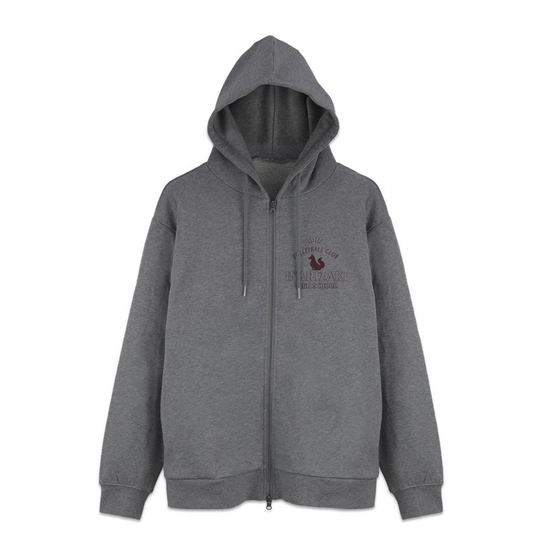 ハイキュー!! 稲荷崎高校バレーボール部 ジップパーカー Ver.2.0/MIX GRAY-XL 画像 4 | AniSmile