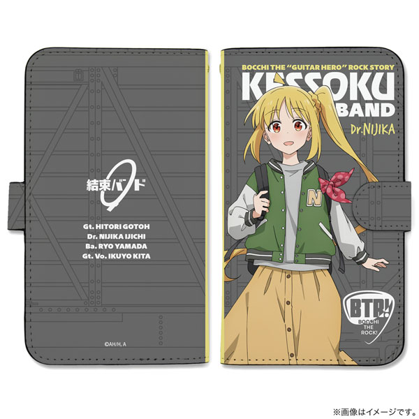 アニメ「ぼっち・ざ・ろっく!」 伊地知虹夏 手帳型スマホケースL ストリートファッションVer. - AniSmile