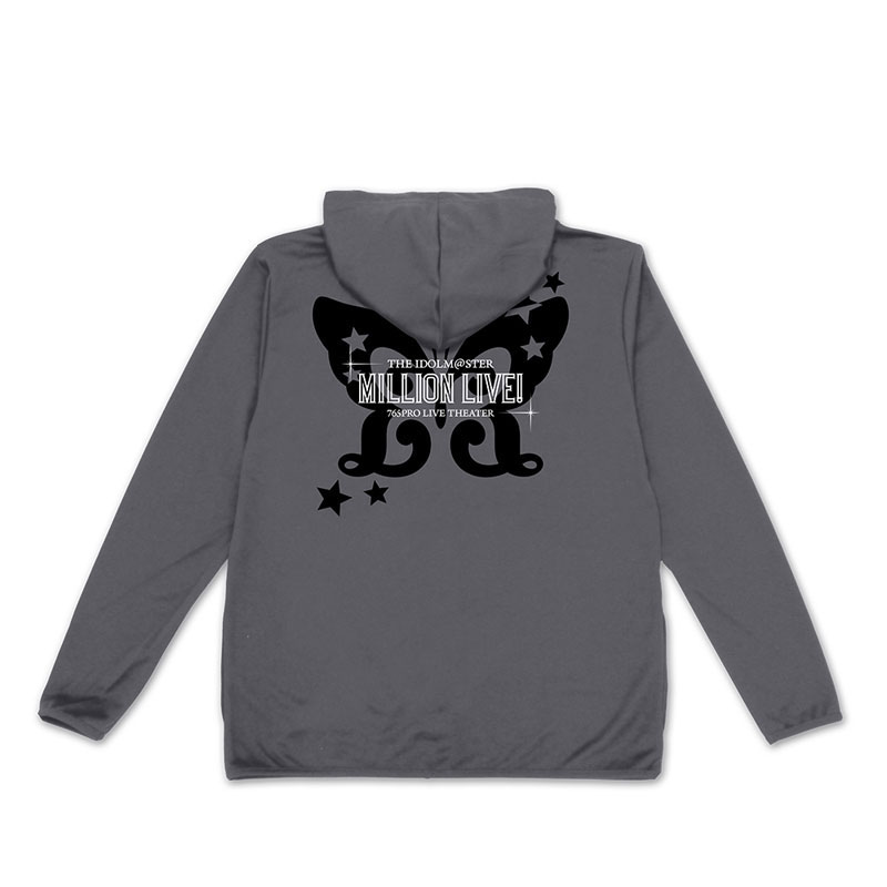 アイドルマスター ミリオンライブ! 薄手ドライパーカー Ver.2.0/GRAY-L 画像 2 | AniSmile