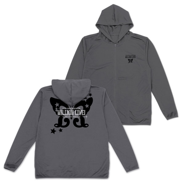 アイドルマスター ミリオンライブ! 薄手ドライパーカー Ver.2.0/GRAY-M - 公式商品画像 | AniSmile