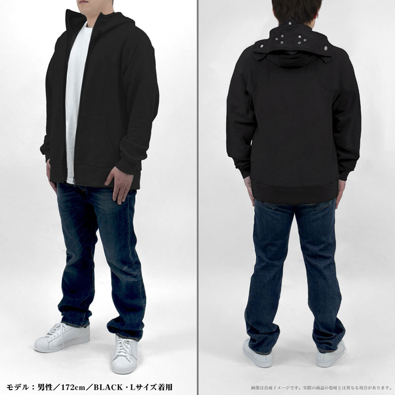 アイテムヤ アーマー パーカー Ver2.0/BLACK-XL 画像 3 | AniSmile