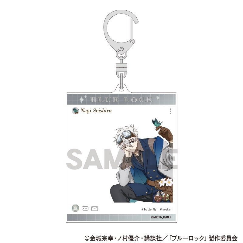 ブルーロック SNS風アクリルキーホルダー 凪誠士郎 シーカー - 公式商品画像 | AniSmile