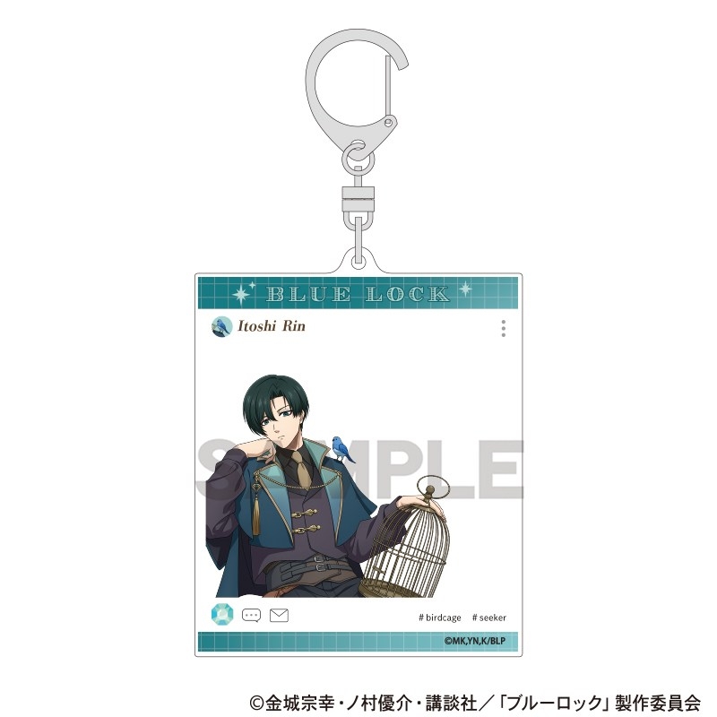 ブルーロック SNS風アクリルキーホルダー 糸師凛 シーカー - 公式商品画像 | AniSmile