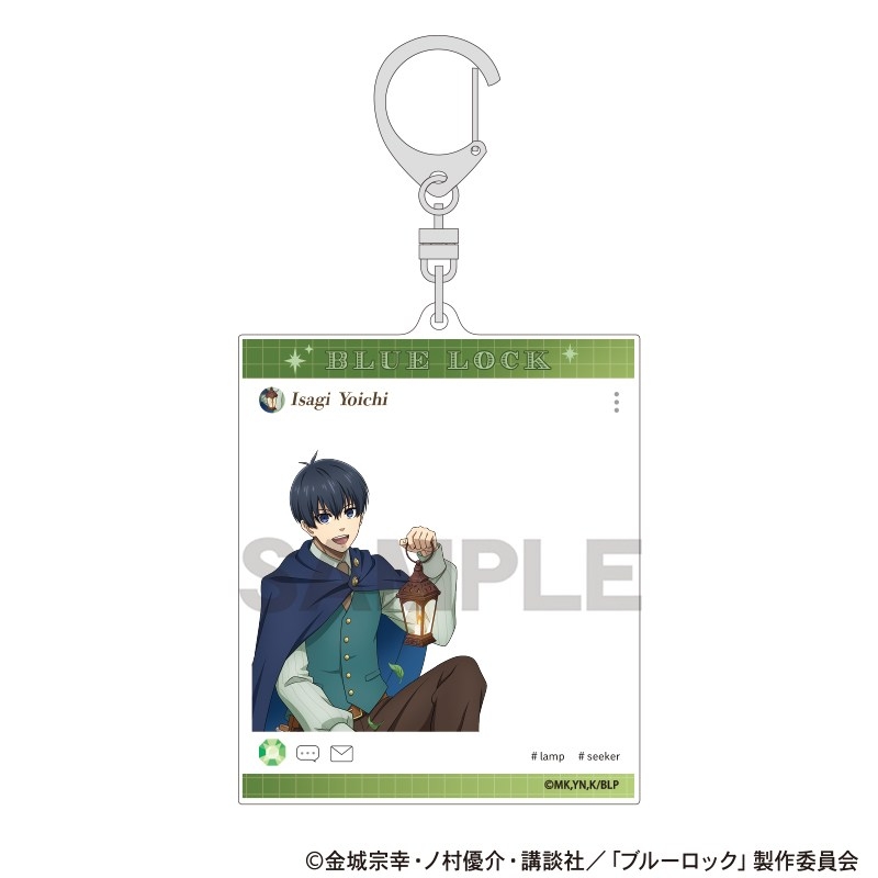 ブルーロック SNS風アクリルキーホルダー 潔世一 シーカー - 公式商品画像 | AniSmile