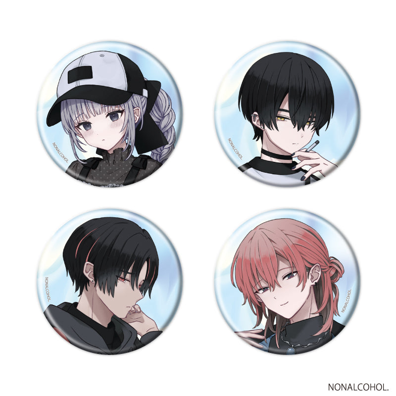 缶バッジ「泥舟と罪人」02/Y2Kストリートver. ブラインド(全4種)(描き下ろしイラスト) - 公式商品画像 | AniSmile