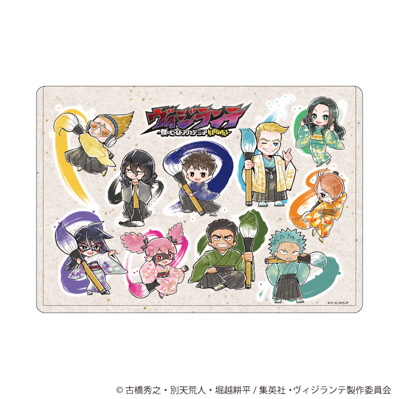 キャラクリアケース「ヴィジランテ -僕のヒーローアカデミア ILLEGALS-」08/書道ver. 集合デザイン(レトロアート) - 公式商品画像 | AniSmile