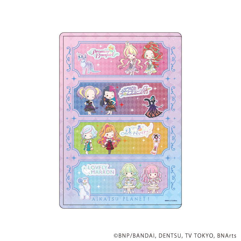 キャラクリアケース「アイカツプラネット!」03/ユニットver. コマ割りデザイン(グラフアートイラスト) - 公式商品画像 | AniSmile