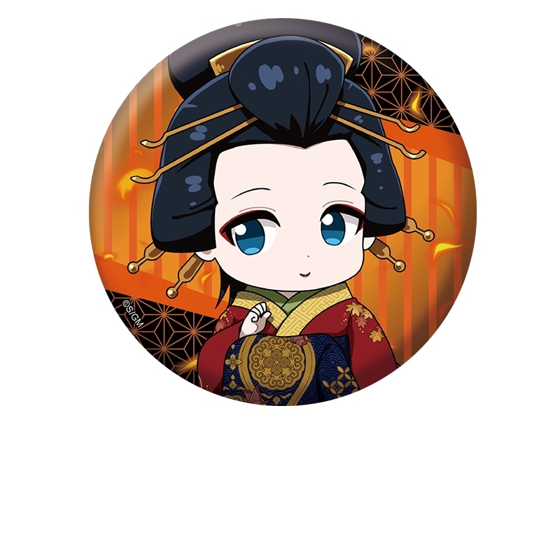 新劇場版 銀魂 -吉原大炎上- ぺたん娘缶バッジ 日輪 - 公式商品画像 | AniSmile