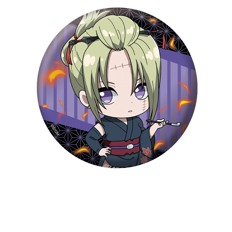 新劇場版 銀魂 -吉原大炎上- ぺたん娘缶バッジ 月詠 - 公式商品画像 | AniSmile