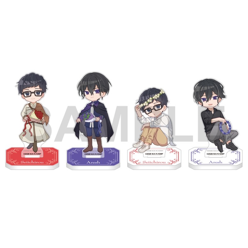 異世界の沙汰は社畜次第 トレーディングミニキャラアクリルスタンド Flower ver. - AniSmile