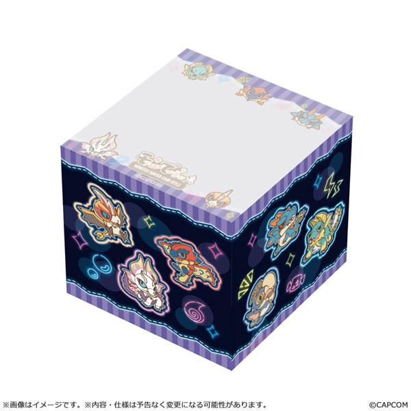 モンスターハンター モンでふぉ ブロックメモ ネオンテーマ - 公式商品画像 | AniSmile