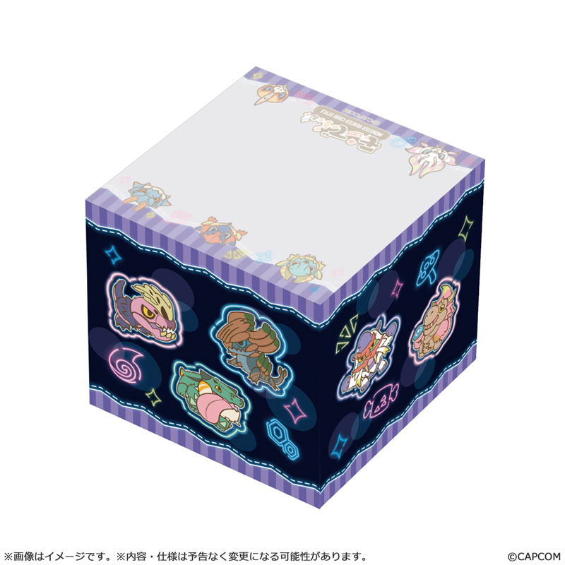 モンスターハンター モンでふぉ ブロックメモ ネオンテーマ 画像 2 | AniSmile