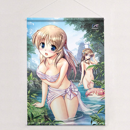 穢翼のユースティア B2タペストリー(フィオネ&エリス&ティア/水浴び)Wスエード - 公式商品画像 | AniSmile