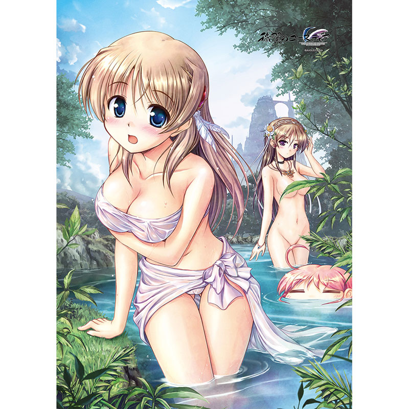 穢翼のユースティア B2タペストリー(フィオネ&エリス&ティア/水浴び)Wスエード 画像 2 | AniSmile