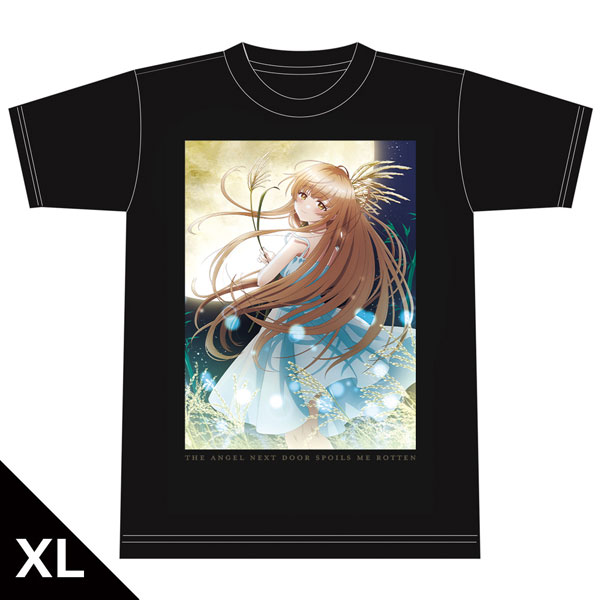 お隣の天使様にいつの間にか駄目人間にされていた件 Tシャツ 椎名真昼 十五夜ver. XLサイズ - 公式商品画像 | AniSmile