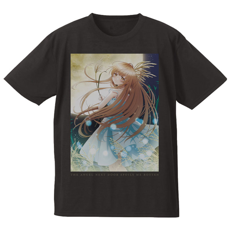 お隣の天使様にいつの間にか駄目人間にされていた件 Tシャツ 椎名真昼 十五夜ver. Lサイズ 画像 4 | AniSmile