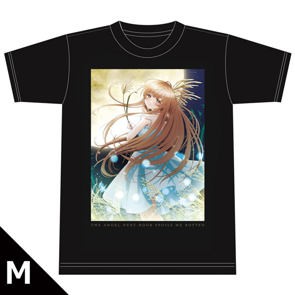 お隣の天使様にいつの間にか駄目人間にされていた件 Tシャツ 椎名真昼 十五夜ver. Mサイズ - 公式商品画像 | AniSmile