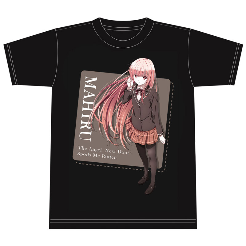 お隣の天使様にいつの間にか駄目人間にされていた件 Tシャツ 椎名真昼 キービジュアル Mサイズ 画像 3 | AniSmile