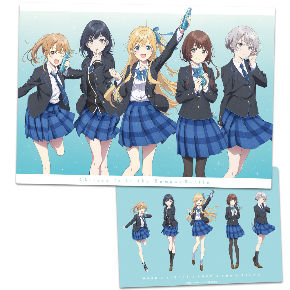 千歳くんはラムネ瓶のなか クリアファイル 夕湖&優空&悠月&陽&明日風 - 公式商品画像 | AniSmile