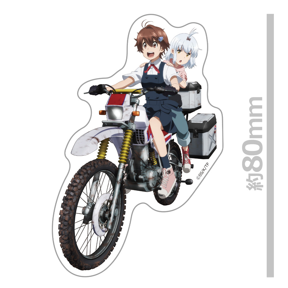 終末ツーリング ダイカットステッカー ヨーコ&アイリ 画像 2 | AniSmile
