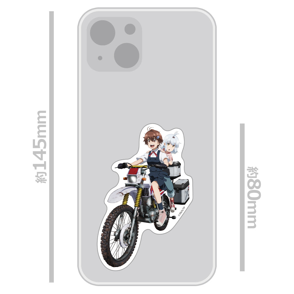 終末ツーリング ダイカットステッカー ヨーコ&アイリ 画像 3 | AniSmile