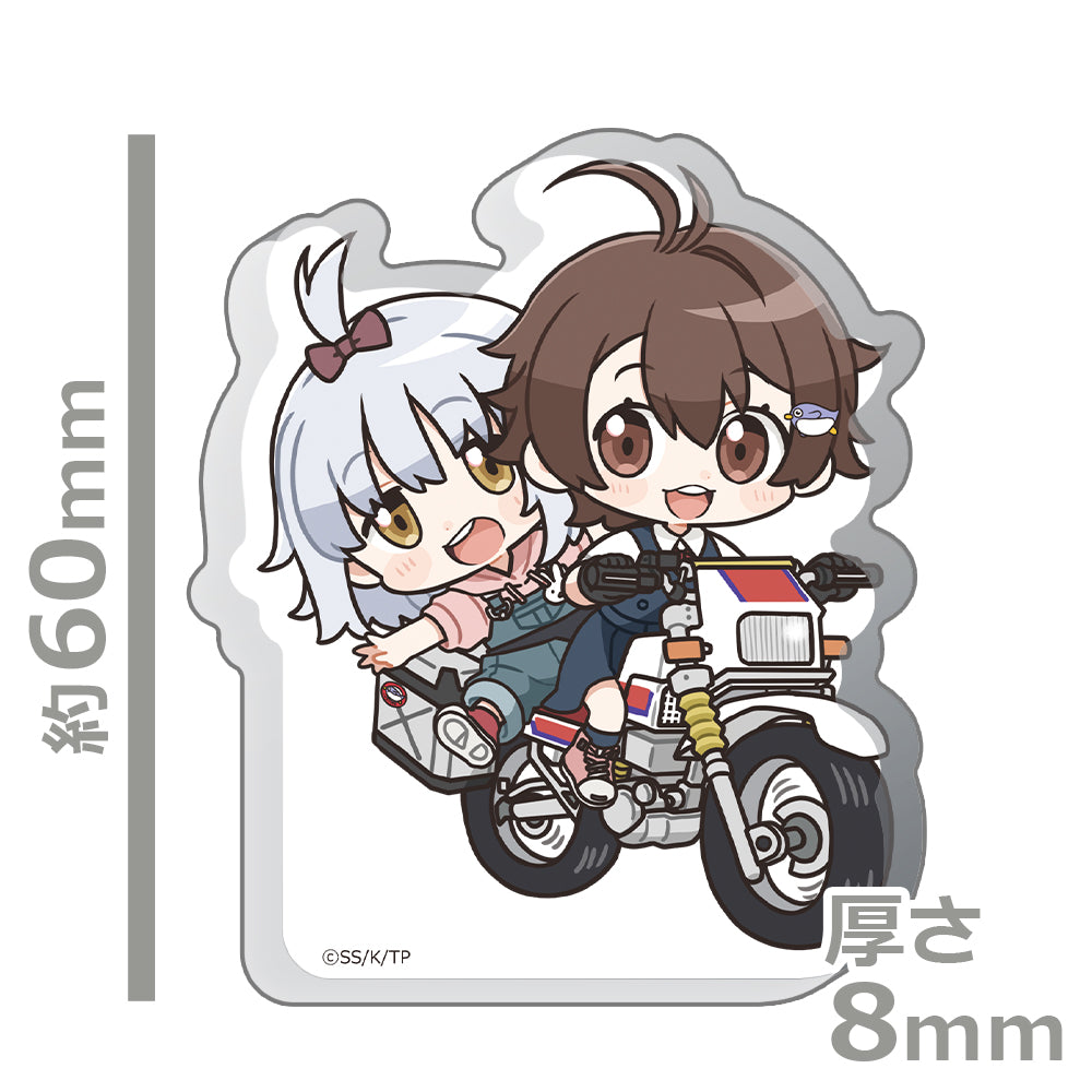 終末ツーリング 厚みアクリルスタンド ヨーコ&アイリ 画像 3 | AniSmile