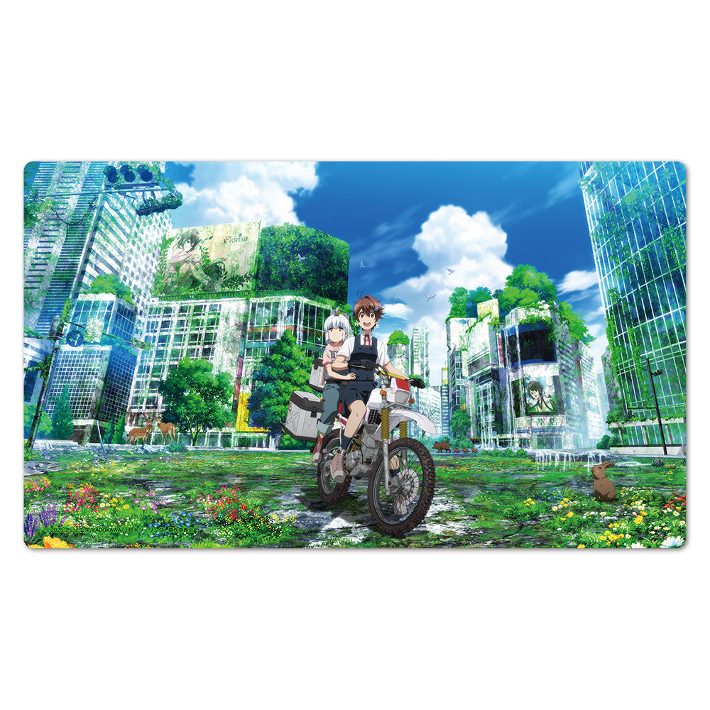 終末ツーリング キャラクターラバーマット ティザービジュアルver. - AniSmile