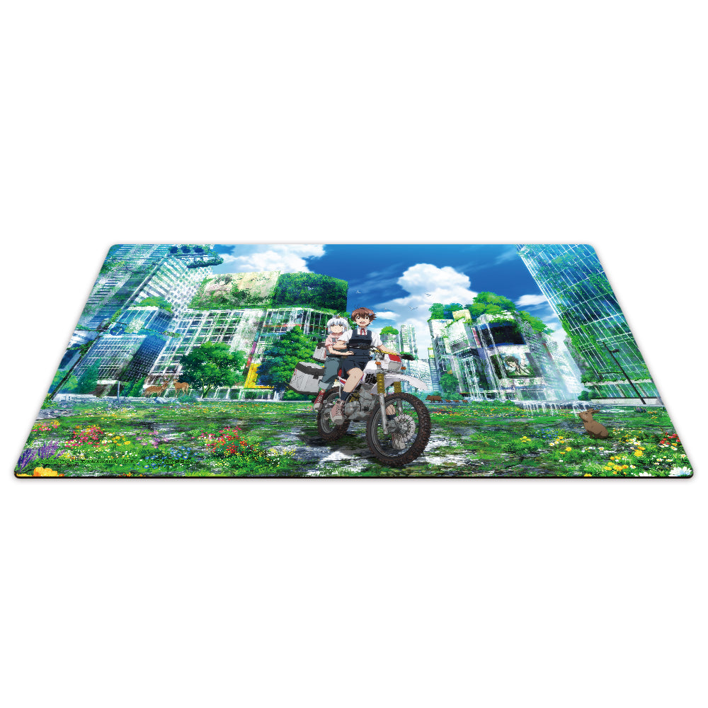 終末ツーリング キャラクターラバーマット ティザービジュアルver. Image 2 | AniSmile