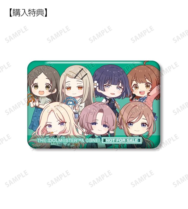 学園アイドルマスター トレーディング ちびキャラ 放課後のお出かけver. グリッター缶バッジ(単位/単品) 画像 3 | AniSmile