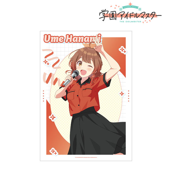 学園アイドルマスター 描き下ろし 花海佑芽 ボウリングシャツver. A3マット加工ポスター - 公式商品画像 | AniSmile