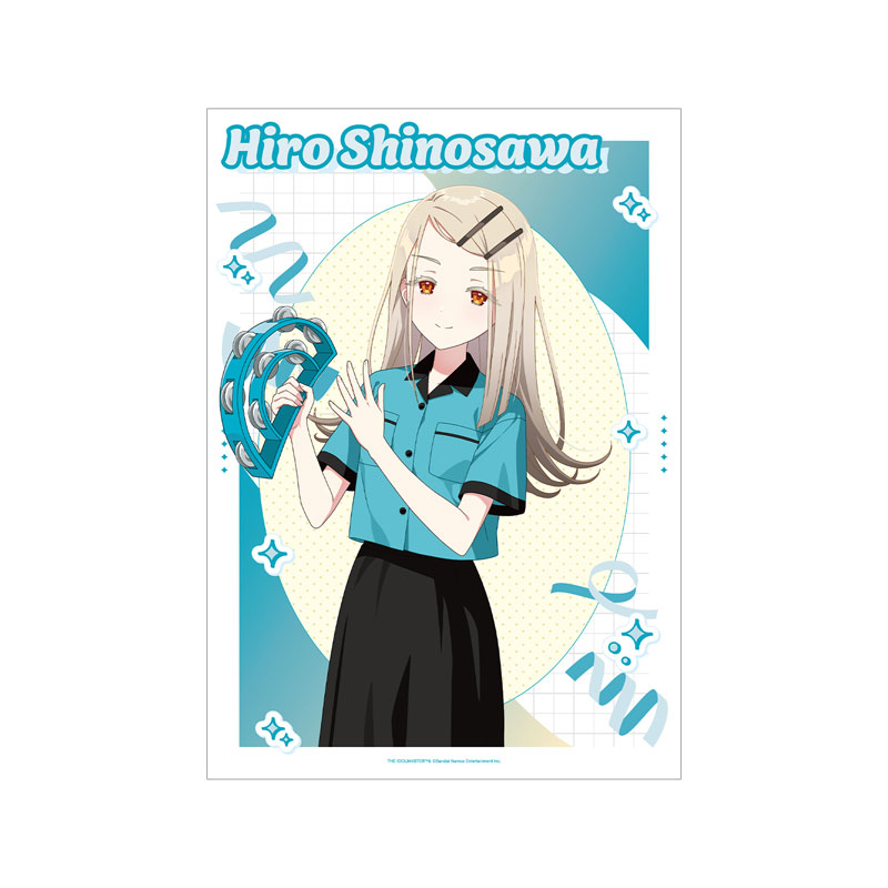 学園アイドルマスター 描き下ろし 篠澤 広 ボウリングシャツver. A3マット加工ポスター 画像 2 | AniSmile