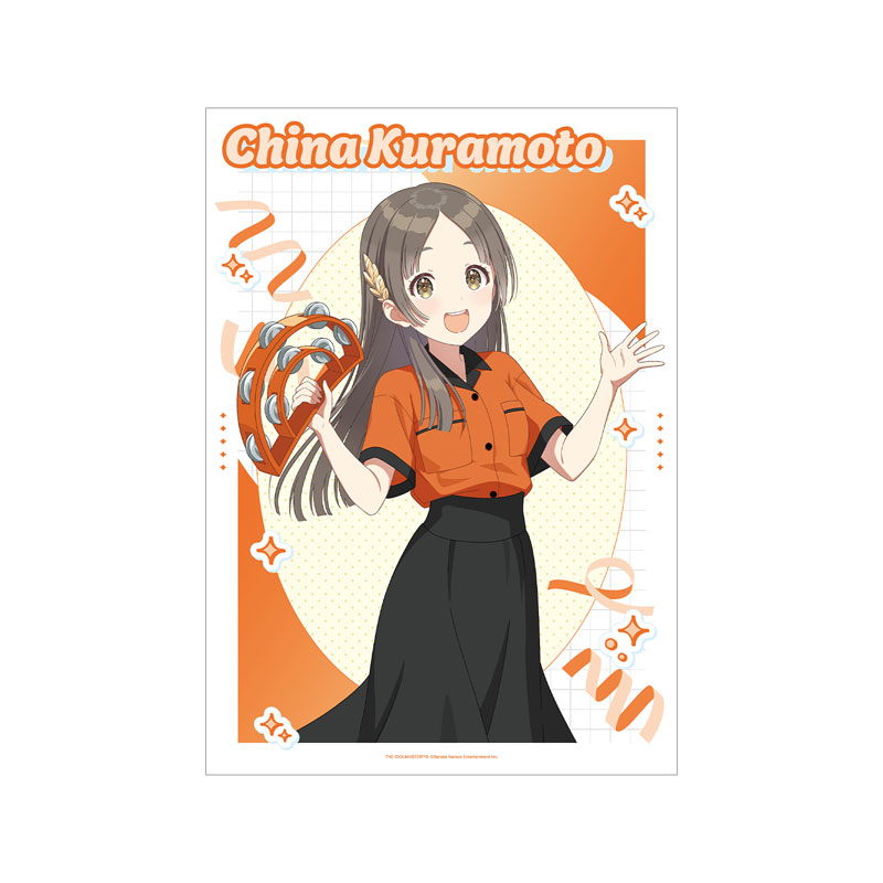 学園アイドルマスター 描き下ろし 倉本千奈 ボウリングシャツver. A3マット加工ポスター 画像 2 | AniSmile