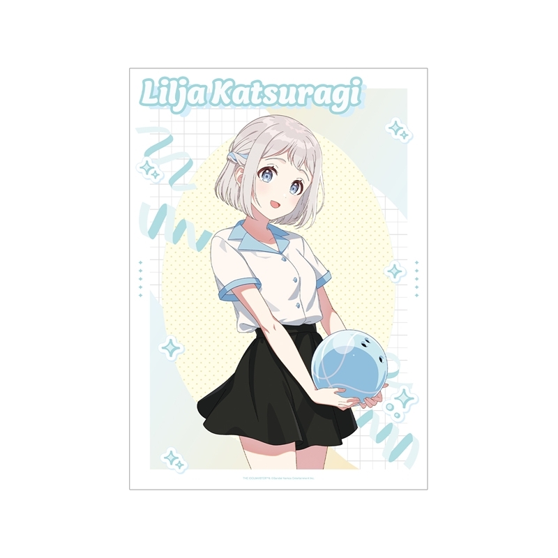 学園アイドルマスター 描き下ろし 葛城リーリヤ ボウリングシャツver. A3マット加工ポスター - 公式商品画像 | AniSmile