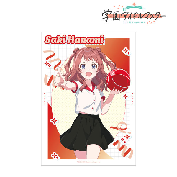学園アイドルマスター 描き下ろし 花海咲季 ボウリングシャツver. A3マット加工ポスター - 公式商品画像 | AniSmile