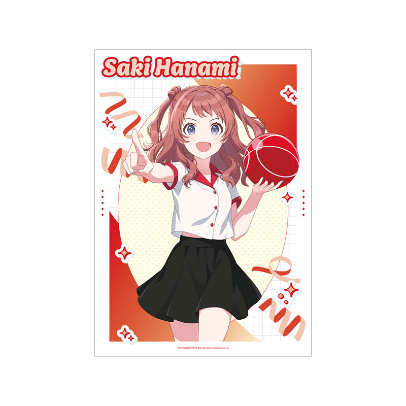 学園アイドルマスター 描き下ろし 花海咲季 ボウリングシャツver. A3マット加工ポスター 画像 2 | AniSmile