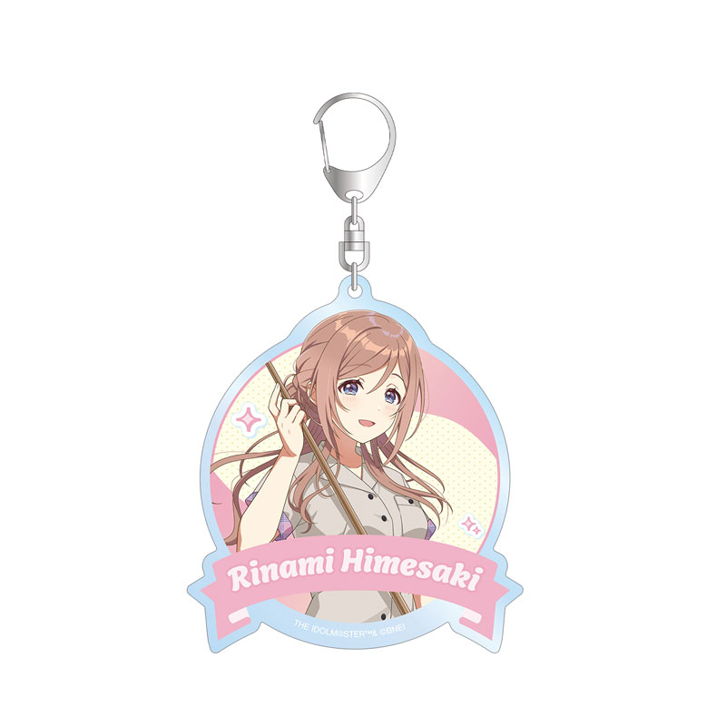 学園アイドルマスター 描き下ろし 姫崎莉波 ボウリングシャツver. BIGアクリルキーホルダー 画像 2 | AniSmile